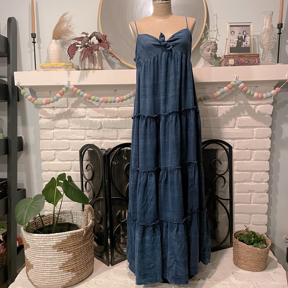 Denim & Supply Ralph Lauren Blue Maxi Dress